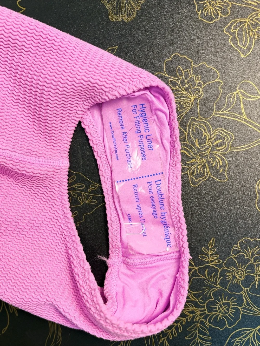 💜 Victoria's Secret The Wave Textured Swim Bottom Orchid Pink | XS-M NWT